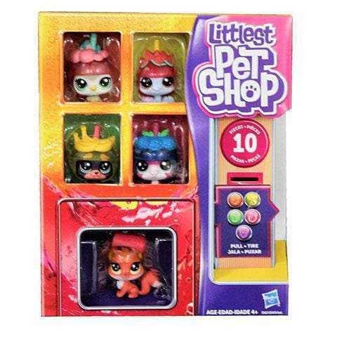 Littlest Pet Shop Cooler Crew Pets - Slushie Squad Pack, (4-176 to 4-180) - by Hasbro