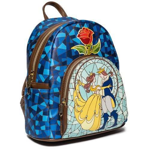 Beauty and the Beast Stained-Glass Window Mini-Backpack store Loungefly Exclusive New