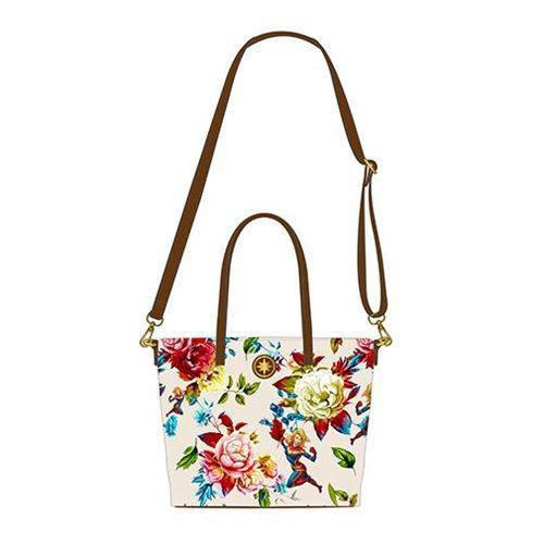 Loungefly Captain Marvel Floral Tote Purse - by Loungefly
