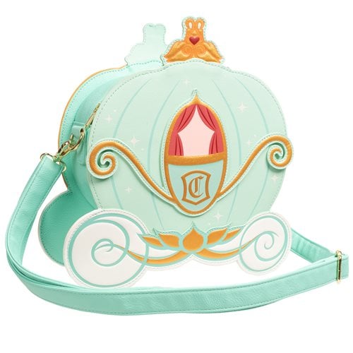 Loungefly Cinderella Reversible Pumpkin Carriage Crossbody Purse - Entertainment Earth Exclusive - by Loungefly