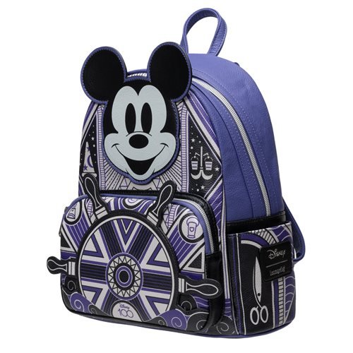 Loungefly Disney 100 Art Deco Mickey Mouse Mini-Backpack - Entertainment Earth Exclusive - by Loungefly