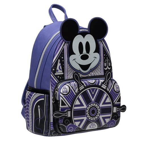 Loungefly Disney 100 Art Deco Mickey Mouse Mini-Backpack - Entertainment Earth Exclusive - by Loungefly