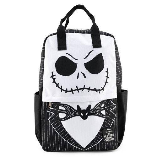 Loungefly Disney Jack Skellington Nylon Square Backpack - by Loungefly