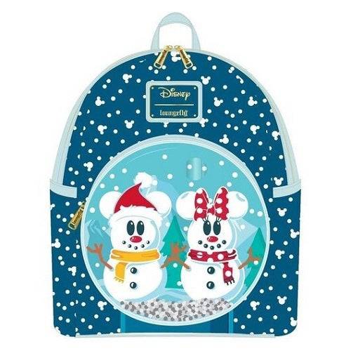 Loungefly Disney Minnie & Mickey Mouse Snow Globe Mini-Backpack - by Loungefly