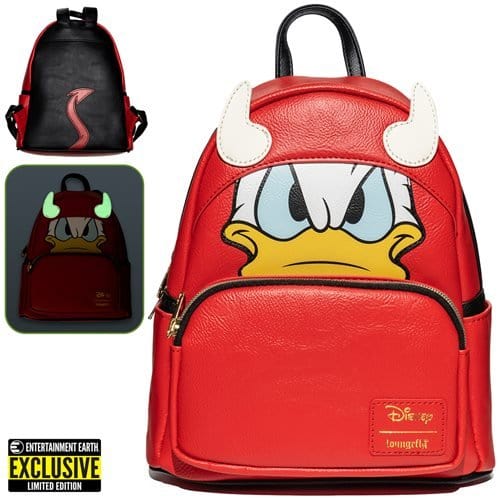 Loungefly Donald Duck Devil Donald Cosplay Mini-Backpack - Entertainment Earth Exclusive - by Loungefly