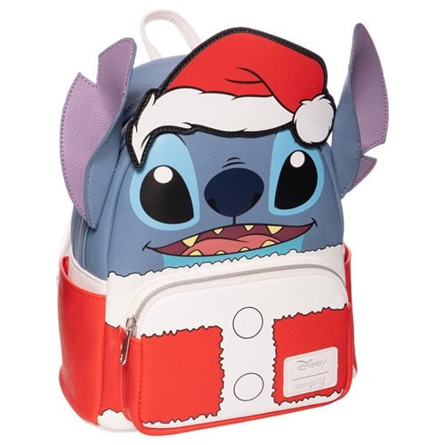 Loungefly Lilo & Stitch Holiday Santa Stitch Mini-Backpack- Entertainment Earth Exclusive - by Loungefly