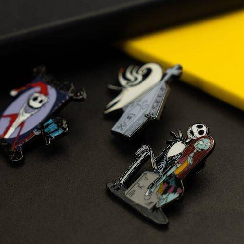 Loungefly Nightmare Before Christmas 3-Piece Pin Set - Entertainment Earth Exclusive - by Loungefly