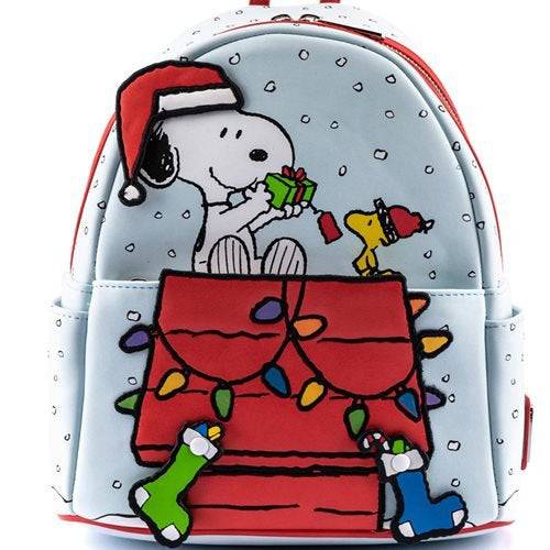 Loungefly Peanuts Gift Giving Snoopy & Woodstock Mini-Backpack - by Loungefly