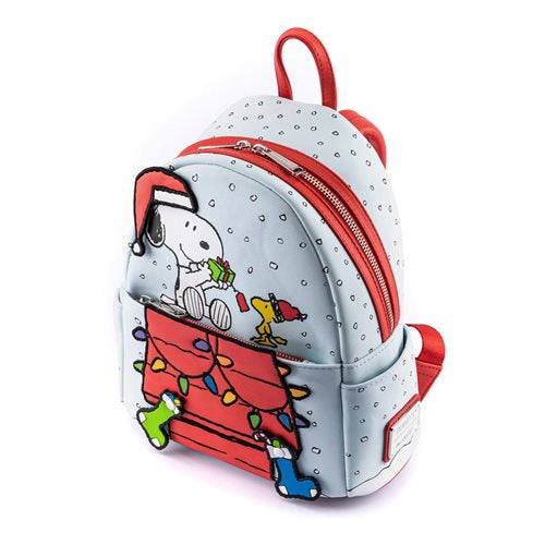 Loungefly Peanuts Gift Giving Snoopy & Woodstock Mini-Backpack - by Loungefly