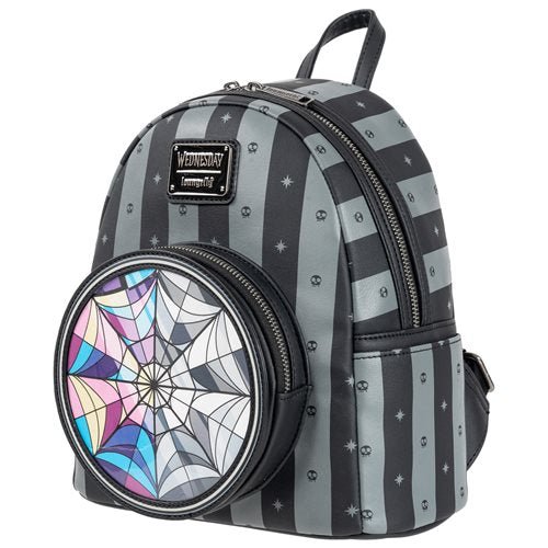 Loungefly Wednesday Nevermore Mini-Backpack - Entertainment Earth Exclusive - by Loungefly