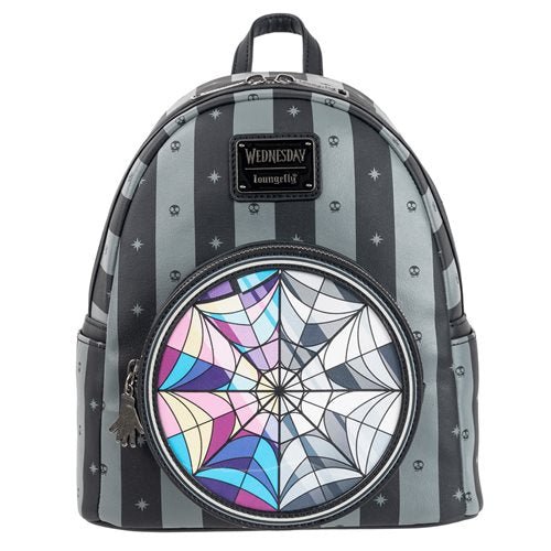 Loungefly Wednesday Nevermore Mini-Backpack - Entertainment Earth Exclusive - by Loungefly