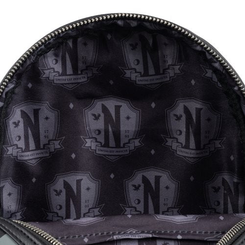 Loungefly Wednesday Nevermore Mini-Backpack - Entertainment Earth Exclusive - by Loungefly