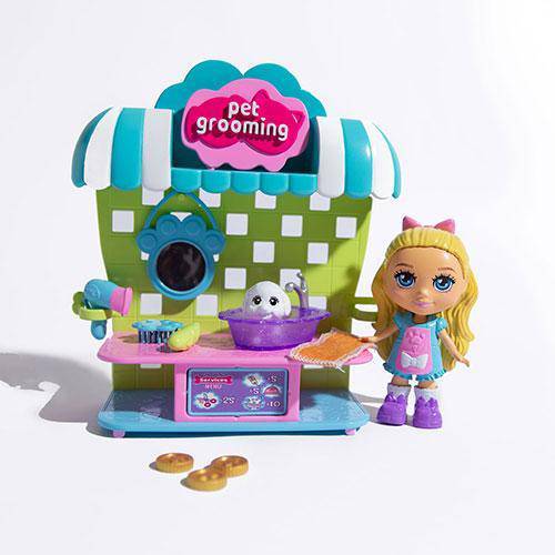 Love Diana Fashion Fab 3.5 Inch Pet Grooming 2 in 1 Playset - by Far Out Toys