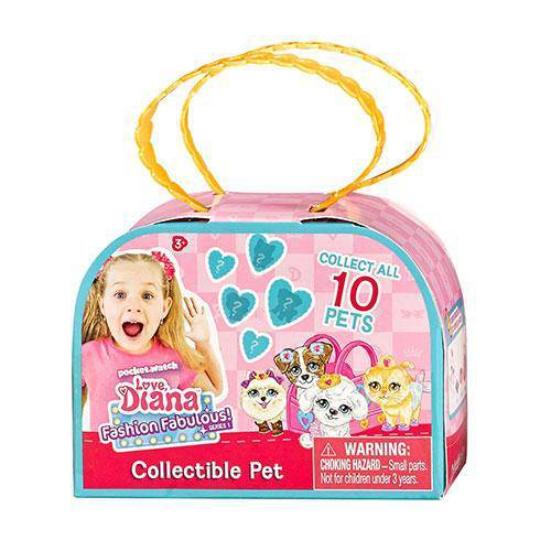 Love Diana Fashion Fab 3.5 Inch Pet Mystery Pack (random pet, random color pack) - by Far Out Toys