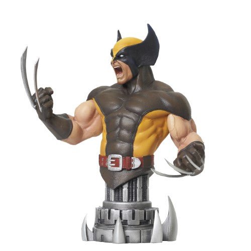 Marvel Comic Brown Wolverine 1/7 Scale Resin Bust - by Diamond Select