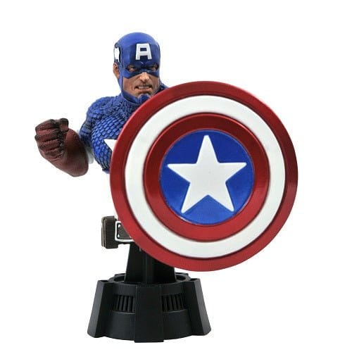 Marvel Comic Captain America 1/7 Scale Bust - by Diamond Select