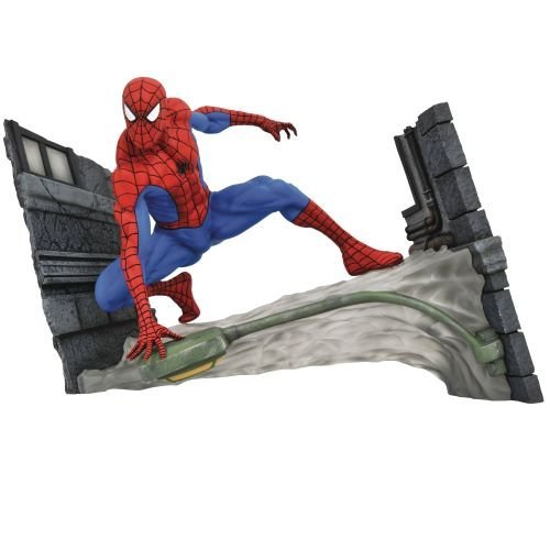 Marvel Gallery Spider-Man Webbing PVC Diorama - by Diamond Select