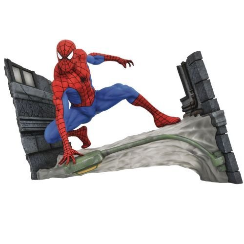 Marvel Gallery Spider-Man Webbing PVC Diorama - by Diamond Select