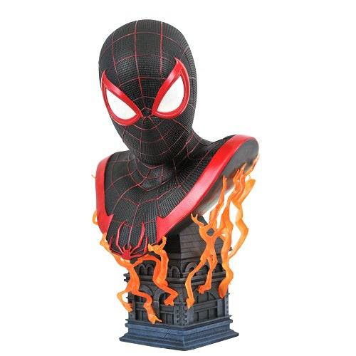 Marvel Legends in 3D PS5 Miles Morales 1/2 Scale Resin Bust - by Diamond Select