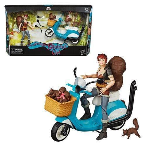 Marvel Legends The Unbeatable Squirrel Girl 6-Inch Action Figure with Vespa Vehicle - by Hasbro