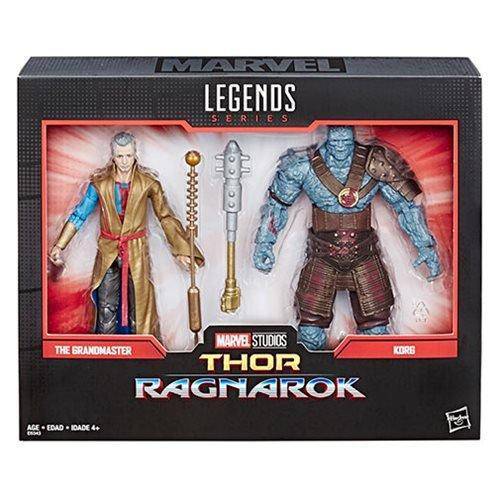 Marvel Legends Thor Ragnarok Grandmaster and Korg 6-Inch Action Figures - by Hasbro