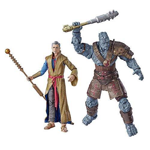 Marvel Legends Thor Ragnarok Grandmaster and Korg 6-Inch Action Figures - by Hasbro