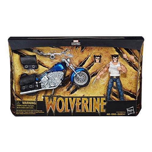 Marvel Legends Vehicle Ultimate Action Figures: Wolverine and Motorcycle - by Hasbro