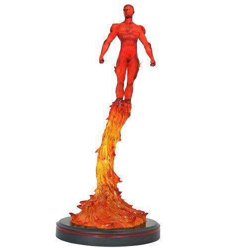 Marvel Premier Collection Comic Human Torch Statue - by Diamond Select