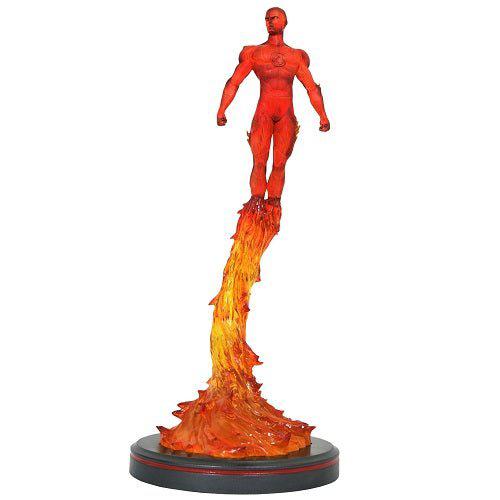 Marvel Premier Collection Comic Human Torch Statue - by Diamond Select