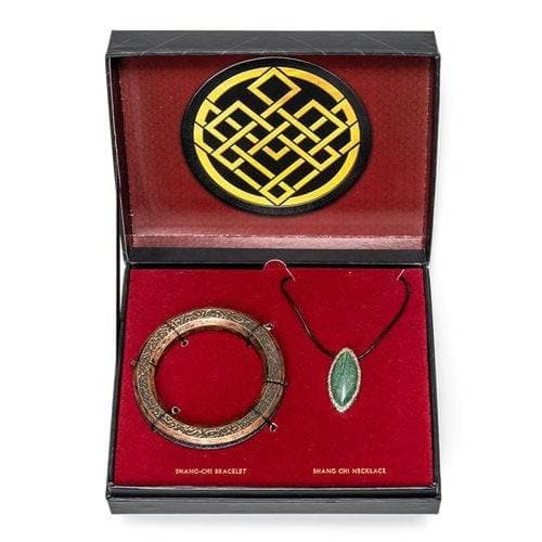 Marvel Shang-Chi Necklace and Glow-in-the-Dark Bracelet Ring Prop Replica Set – Entertainment Earth Exclusive - by Salesone Studios