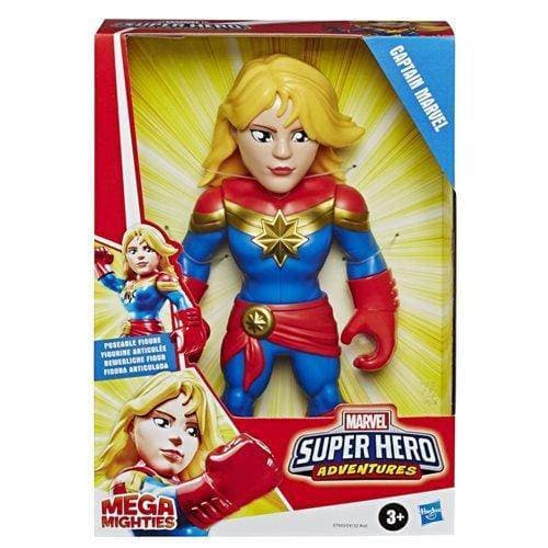 Marvel Super Hero Adventures Mega Mighties Captain Marvel 9-Inch Action Figure - by Hasbro