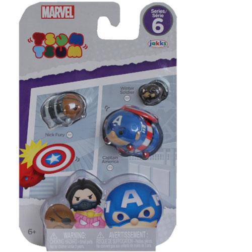 Marvel Tsum Tsum 3-Pack Mini-Figures Series 6: Select Figure(s) - by Jakks Pacific