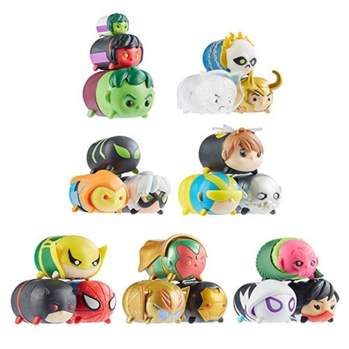 Marvel Tsum Tsum 3-Pack Mini-Figures Series 6: Select Figure(s) - by Jakks Pacific