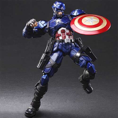 Marvel Universe Variant Bring Arts Captain America Action Figure - by Square-Enix