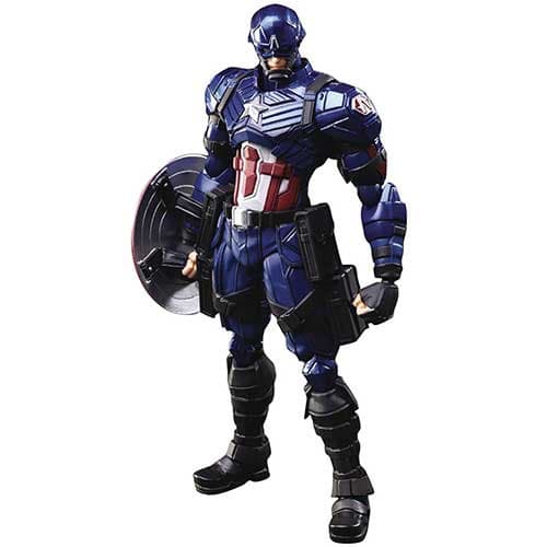 Marvel Universe Variant Bring Arts Captain America Action Figure - by Square-Enix