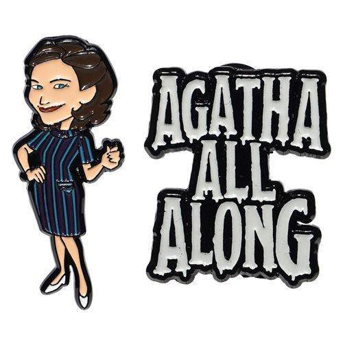 Marvel WandaVision Agatha All Along Enamel Pin Set - Entertainment Earth Exclusive - by Salesone Studios