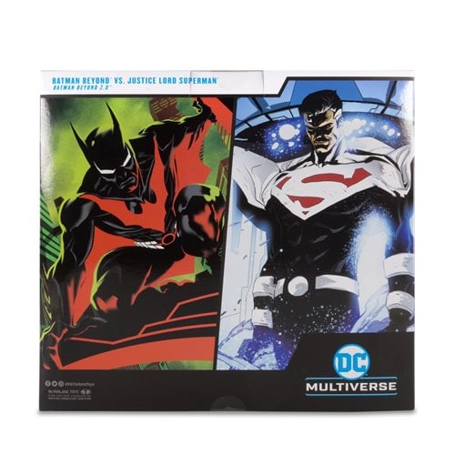 McFarlane Toys DC Multiverse Batman Beyond vs. Justice Lord Superman 7-Inch Scale Action Figure 2-Pack - by McFarlane Toys