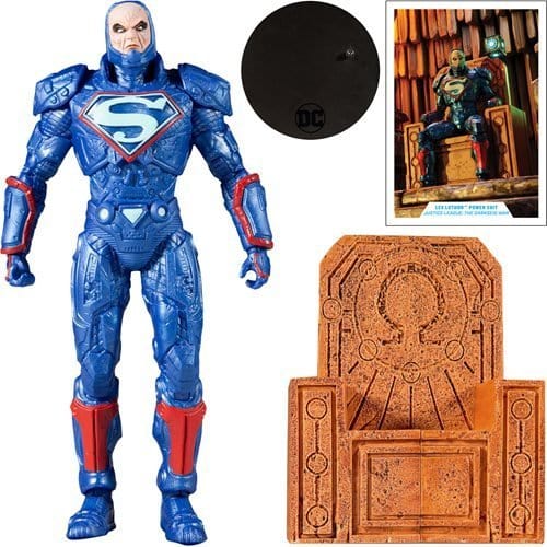 McFarlane Toys DC Multiverse Lex Luthor Blue Power Suit Justice League: The Darkseid War 7-Inch Scale Action Figure - by McFarlane Toys