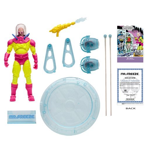 McFarlane Toys DC Multiverse Mr. Freeze Black Light Gold Label 7-Inch Scale Action Figure - Entertainment Earth Exclusive - by McFarlane Toys