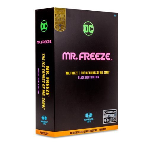 McFarlane Toys DC Multiverse Mr. Freeze Black Light Gold Label 7-Inch Scale Action Figure - Entertainment Earth Exclusive - by McFarlane Toys