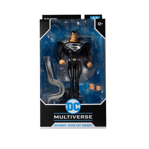 McFarlane Toys DC Multiverse Superman Black Suit Superman: The Animated Series 7-Inch Scale Action Figure - by McFarlane Toys