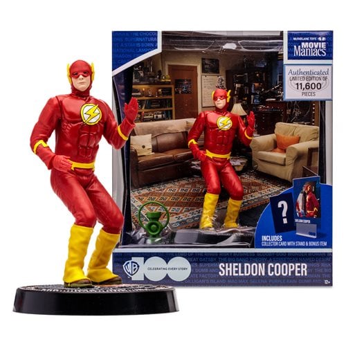 McFarlane Toys Movie Maniacs WB 100: The Big Bang Theory Sheldon Cooper Wave 5 Limited Edition 6-Inch Scale Posed Figure - by McFarlane Toys