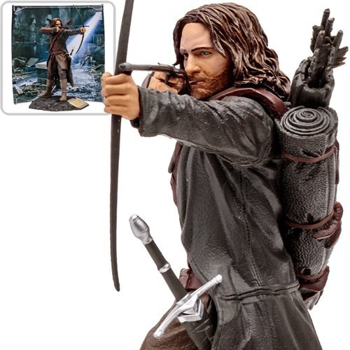 McFarlane Toys Movie Maniacs WB 100: The Lord of the Rings Aragorn Wave 5 Limited Edition 6-Inch Scale Posed Figure - by McFarlane Toys