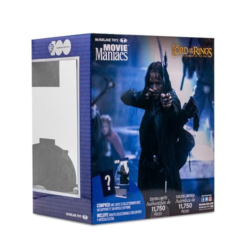 McFarlane Toys Movie Maniacs WB 100: The Lord of the Rings Aragorn Wave 5 Limited Edition 6-Inch Scale Posed Figure - by McFarlane Toys