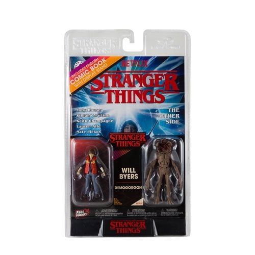 McFarlane Toys Stranger Things Page Punchers Wave 1 3-Inch Action Figure 2-Pack with Comic Book - by McFarlane Toys