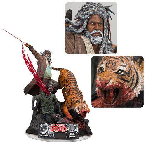 McFarlane Toys The Walking Dead Ezekiel and Shiva Resin Statue - by McFarlane Toys