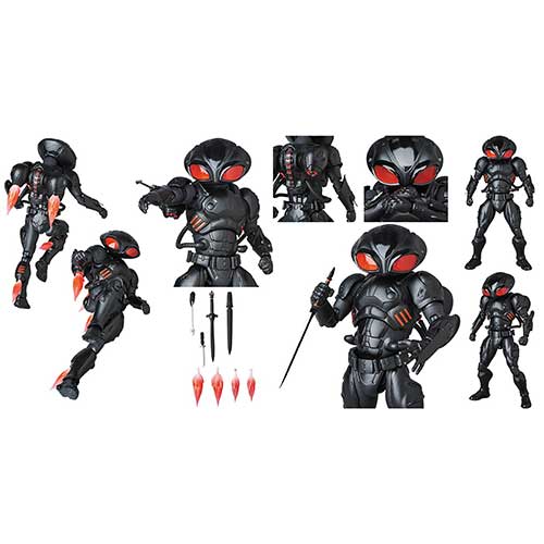 Medicom Aquaman Movie Black Manta MAFEX Action Figure - by Medicom