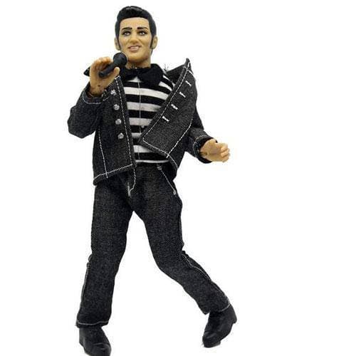 Mego 8 inch Action Figure Elvis Presley Jailhouse Rock Black Leather - by Mego