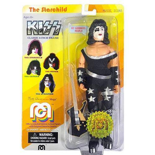 Mego 8 inch Action Figure KISS - Paul Stanley (The Starchild) - by Mego