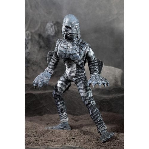 Mego Action Figure 8 Inch B&W Creature From The Black Lagoon - by Mego